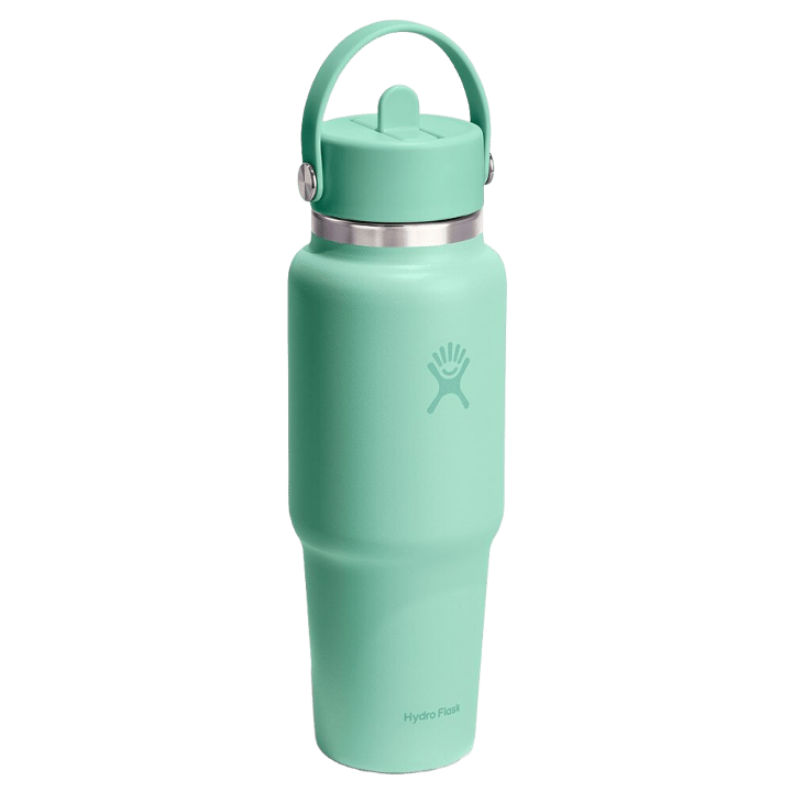 Hydro Flask 946 ml Wide Mouth Travel Bottle with Flex Straw Cap Mermaid Green Hydro Flask