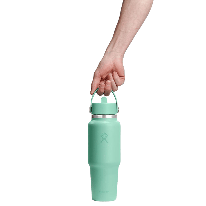 Hydro Flask 946 ml Wide Mouth Travel Bottle with Flex Straw Cap Mermaid Green Hydro Flask