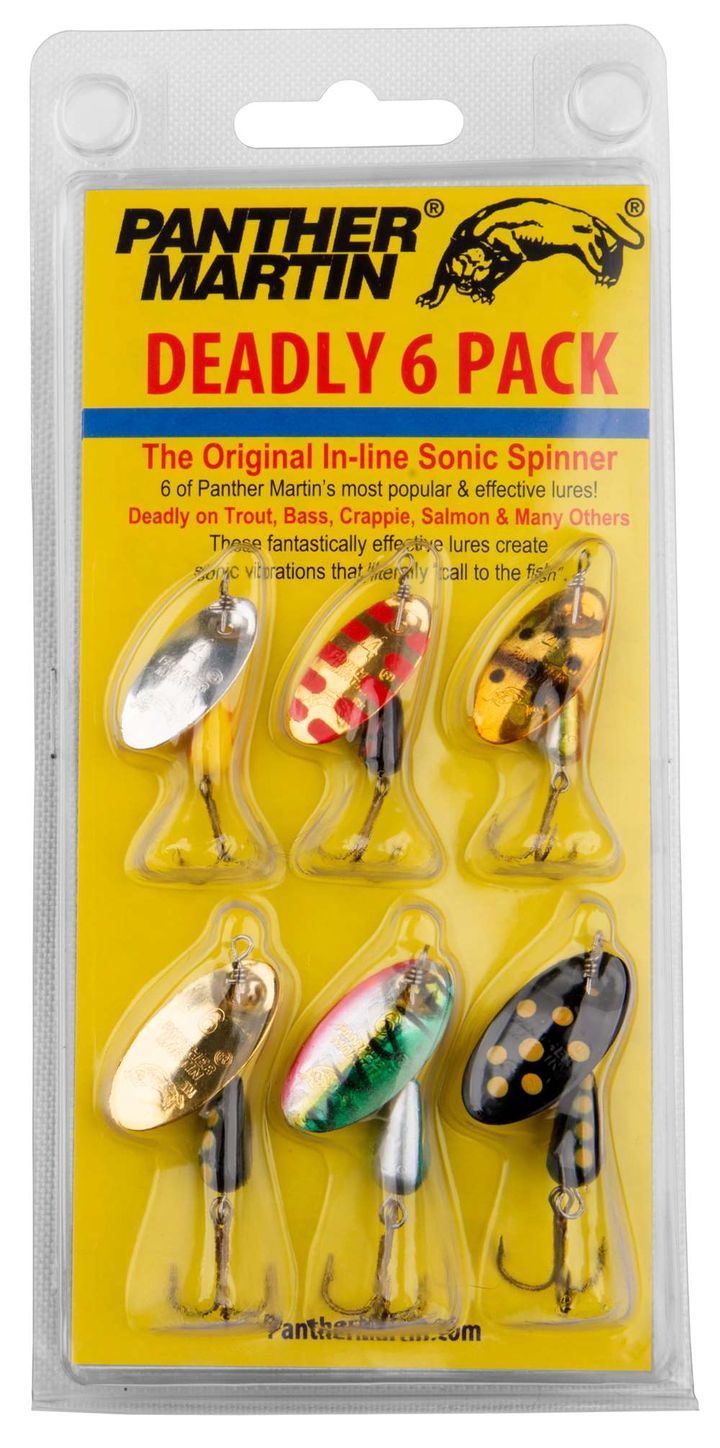 Western Trout 6-Pk - 3g/7g Panther Martin