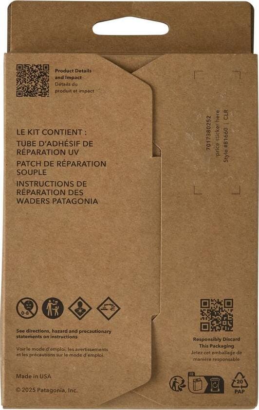 Patagonia Worn Wear Wader Repair Kit Clear Patagonia