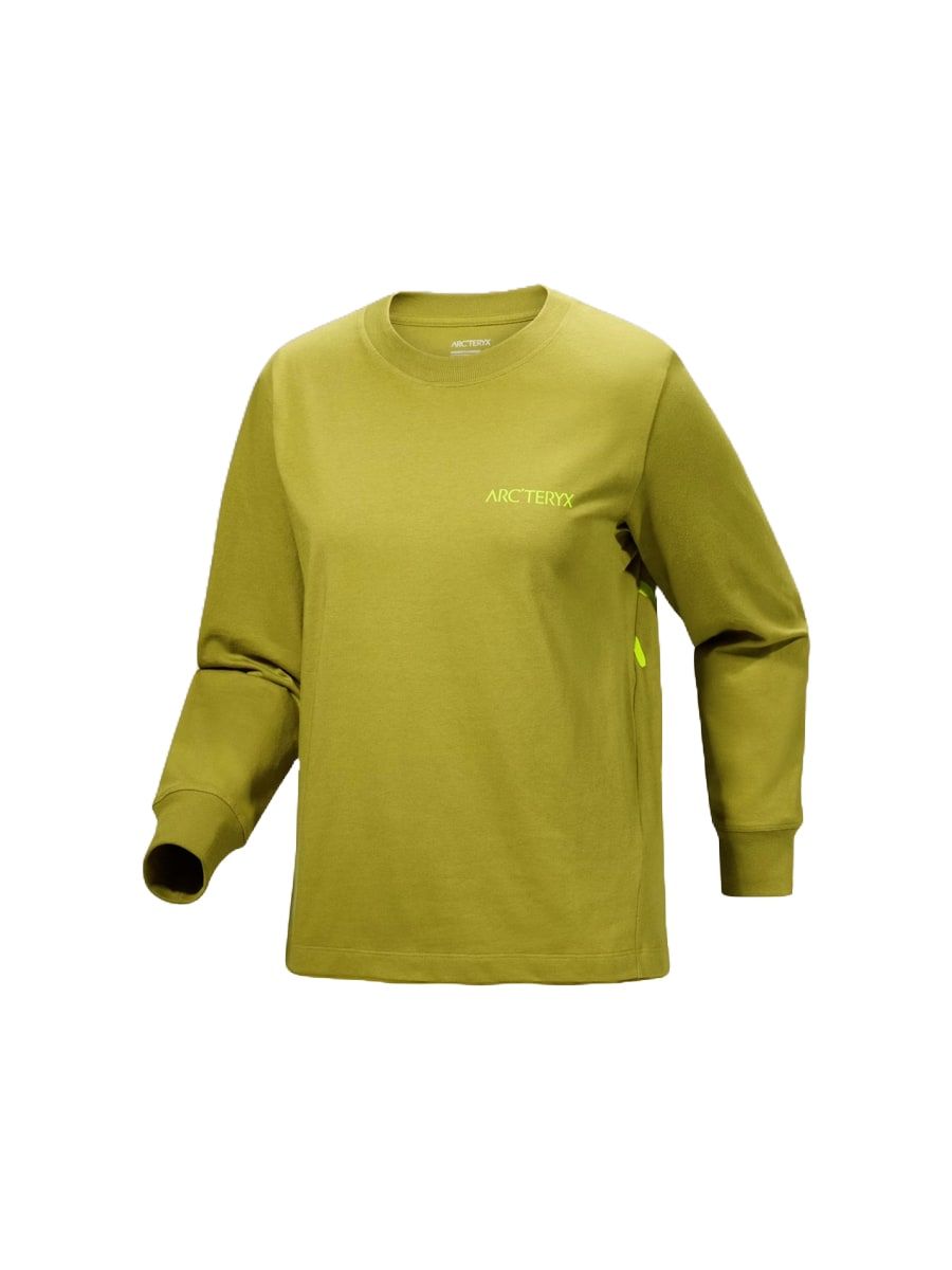 Arc'teryx Kragg Cotton Bird Crew Ls W Olive Moss / Euphoria