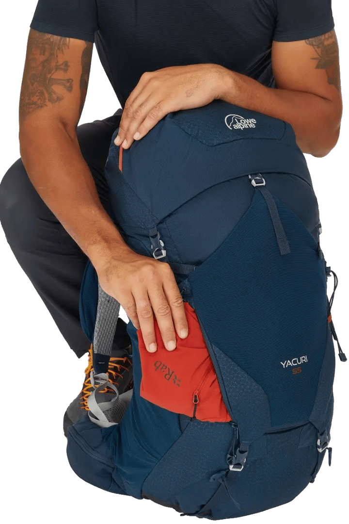 Lowe Alpine Men's Yacuri 55 Tempest Blue Lowe Alpine Lowe Alpine Men's Yacuri 55 Tempest Blue Lowe Alpine