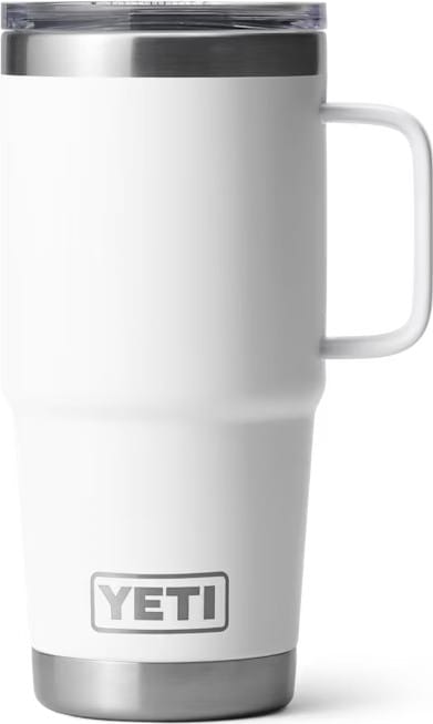Yeti Rambler 20 Oz Travel Mug White Yeti
