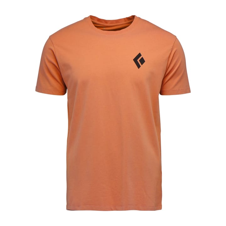 Black Diamond Men's SS Tee Equipment For Alpinist Moab Brown Black Diamond