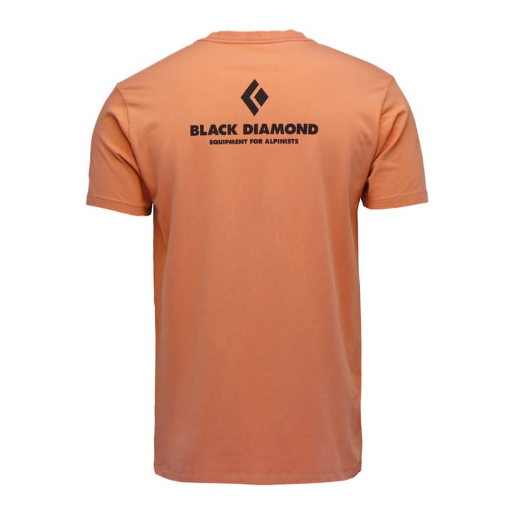 Black Diamond Men's SS Tee Equipment For Alpinist Moab Brown Black Diamond
