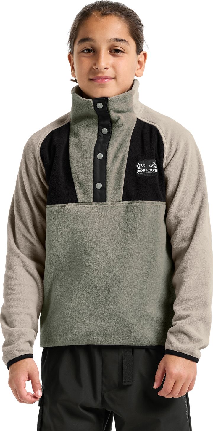 Didriksons Kids' Yokto Half Button 2 Wilted Leaf Didriksons