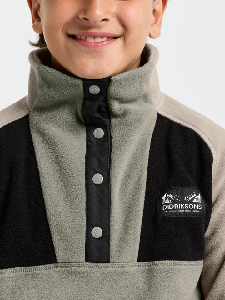 Didriksons Kids' Yokto Half Button 2 Wilted Leaf Didriksons