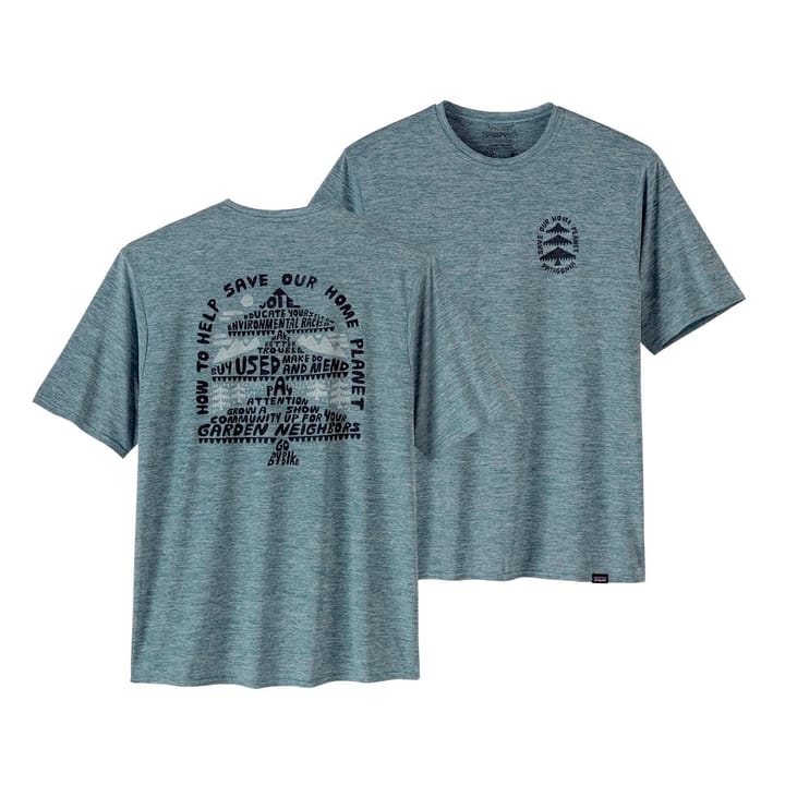 Patagonia M's Cap Cool Daily Graphic Shirt How to Save: Abalone Blue Patagonia Patagonia M's Cap Cool Daily Graphic Shirt How to Save: Abalone Blue Patagonia