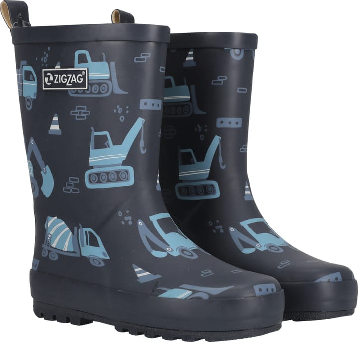 ZigZag Kids' Gemus Rubber Boot Navy Zig Zag