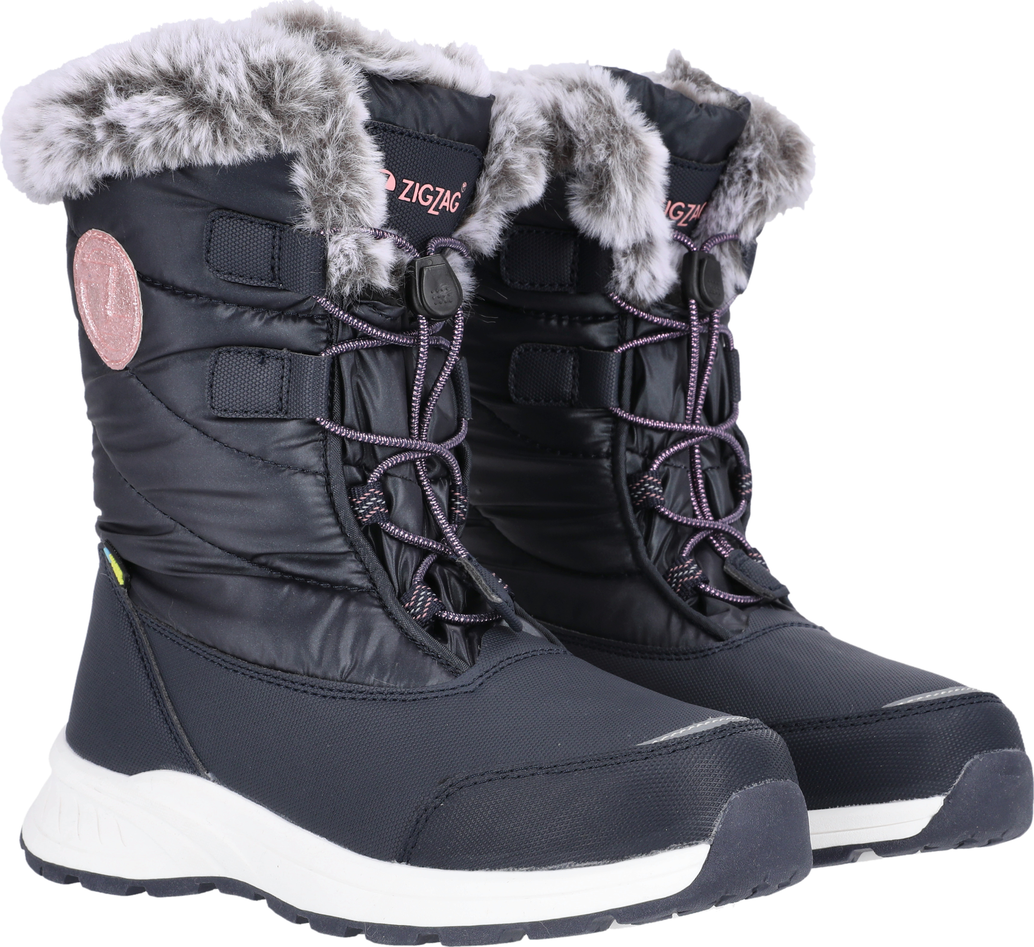 ZigZag Kids' Rasbell Boot Wp Navy Blazer Vinterkängor 28