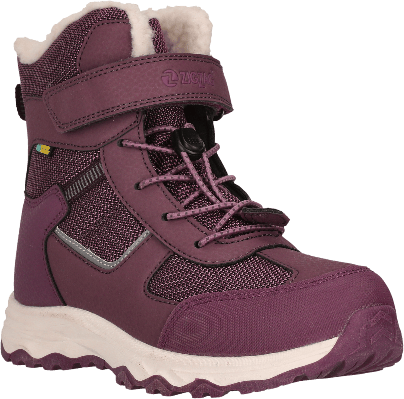 ZigZag Kids' Balful Boot Waterproof V2 Black Plum
