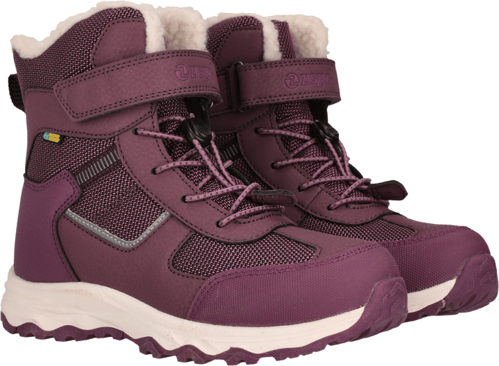 ZigZag Kids' Balful Boot Waterproof V2 Black Plum Zig Zag