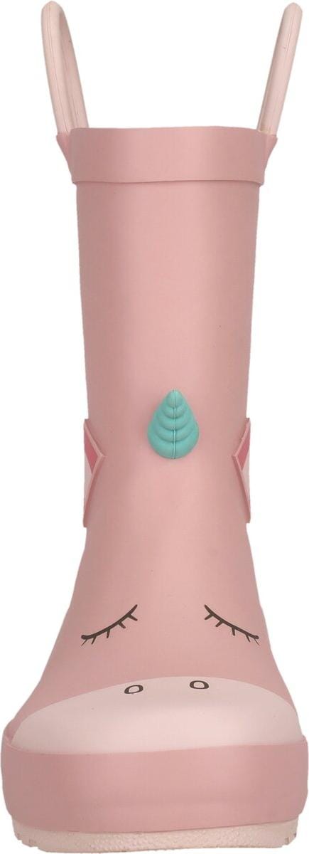 ZigZag Kids' Rook Rubber Boot Silver Pink Zig Zag