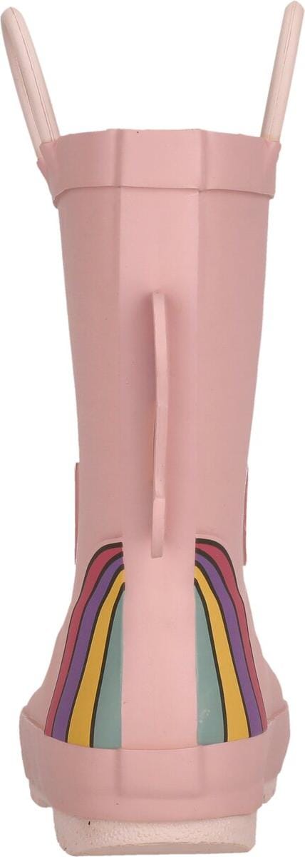 ZigZag Kids' Rook Rubber Boot Silver Pink Zig Zag