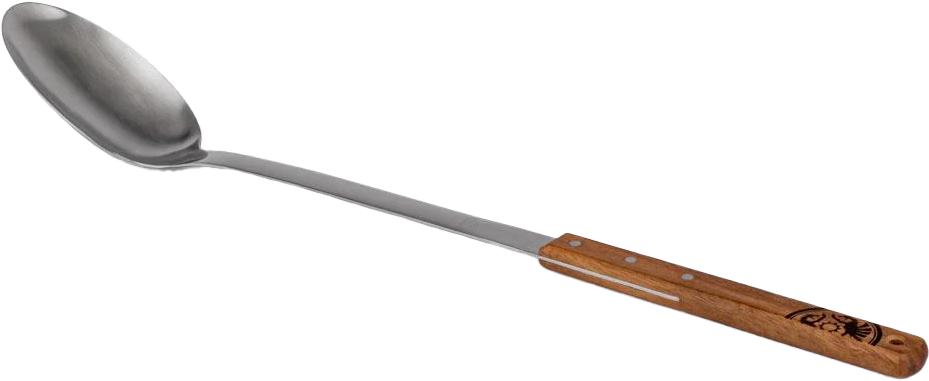 Petromax Serving Spoon 50 cm Stainless Steel/Wooden Handle  50 cm