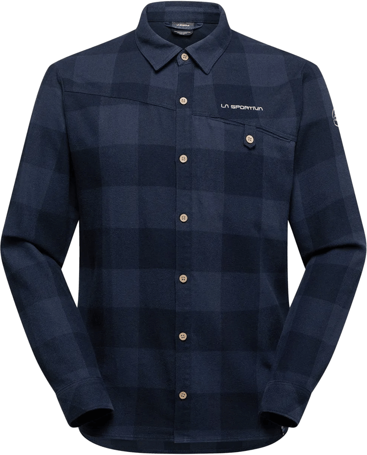 La Sportiva Men's Rambler Flannel Shirt Night Sky La Sportiva