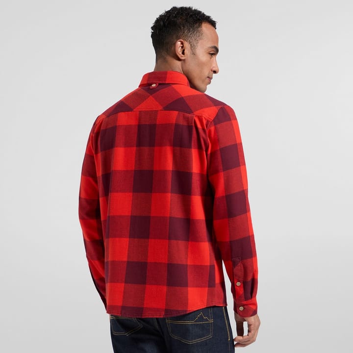 La Sportiva Men's Rambler Flannel Shirt Redwood/Mountain Red La Sportiva
