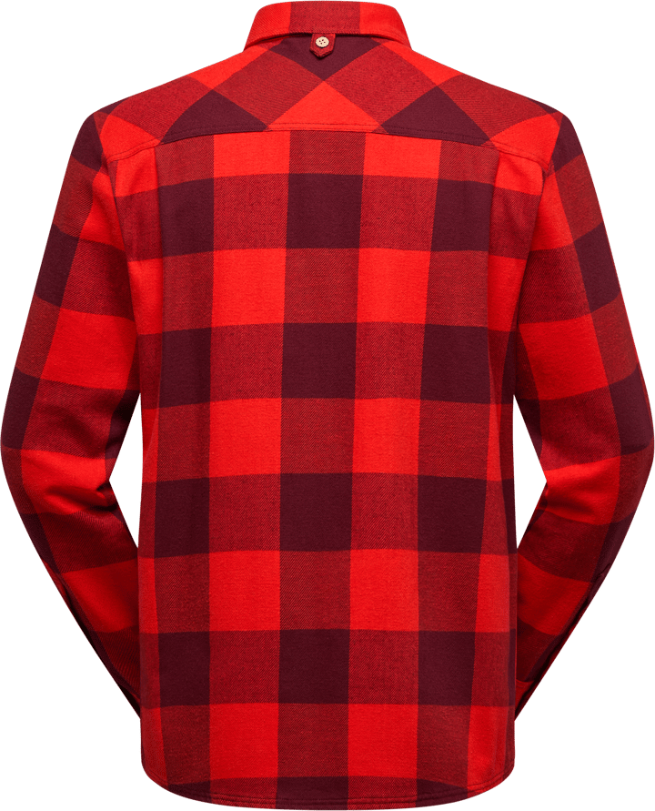 La Sportiva Men's Rambler Flannel Shirt Redwood/Mountain Red La Sportiva