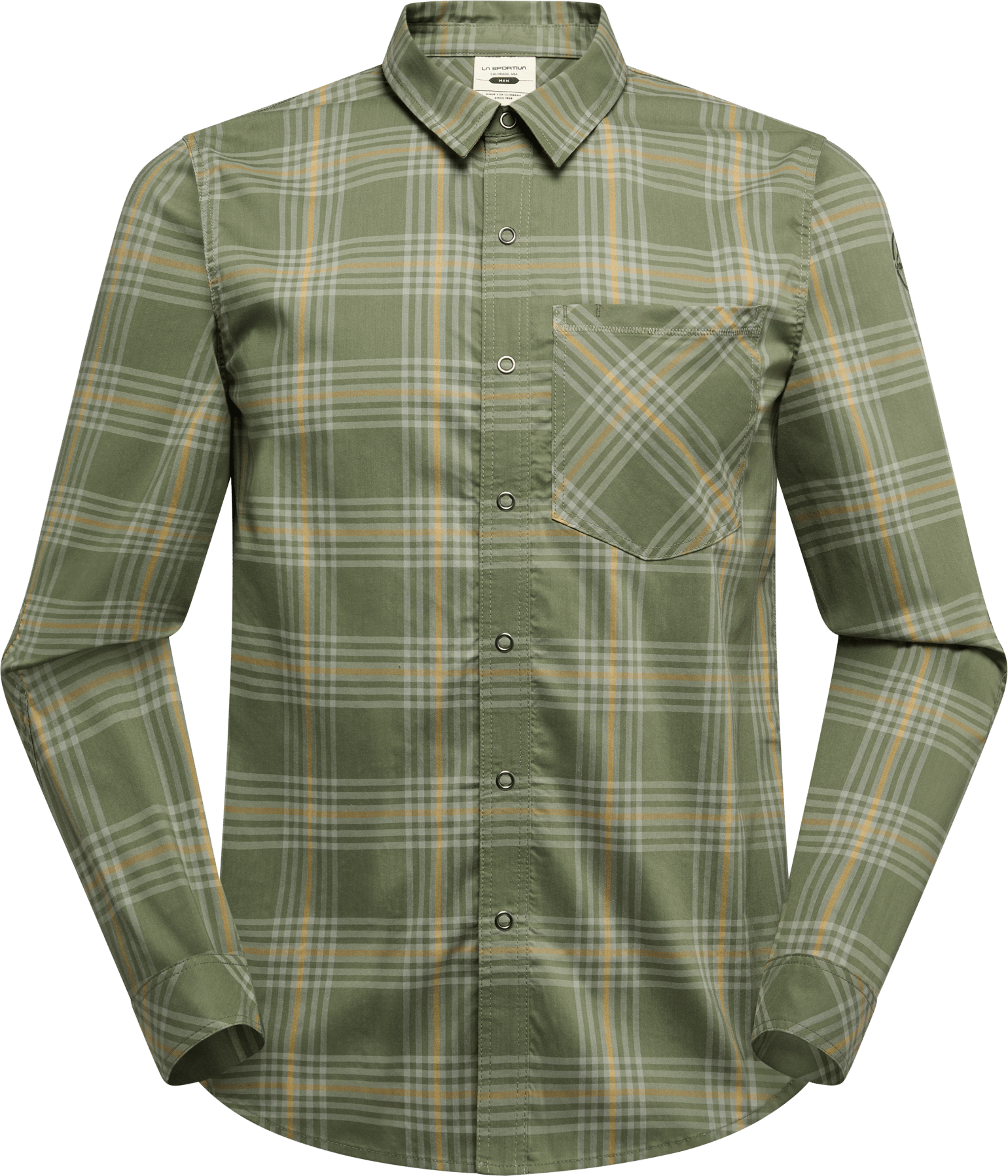 La Sportiva Men's Outer Space Long Sleeve Shirt Cypress