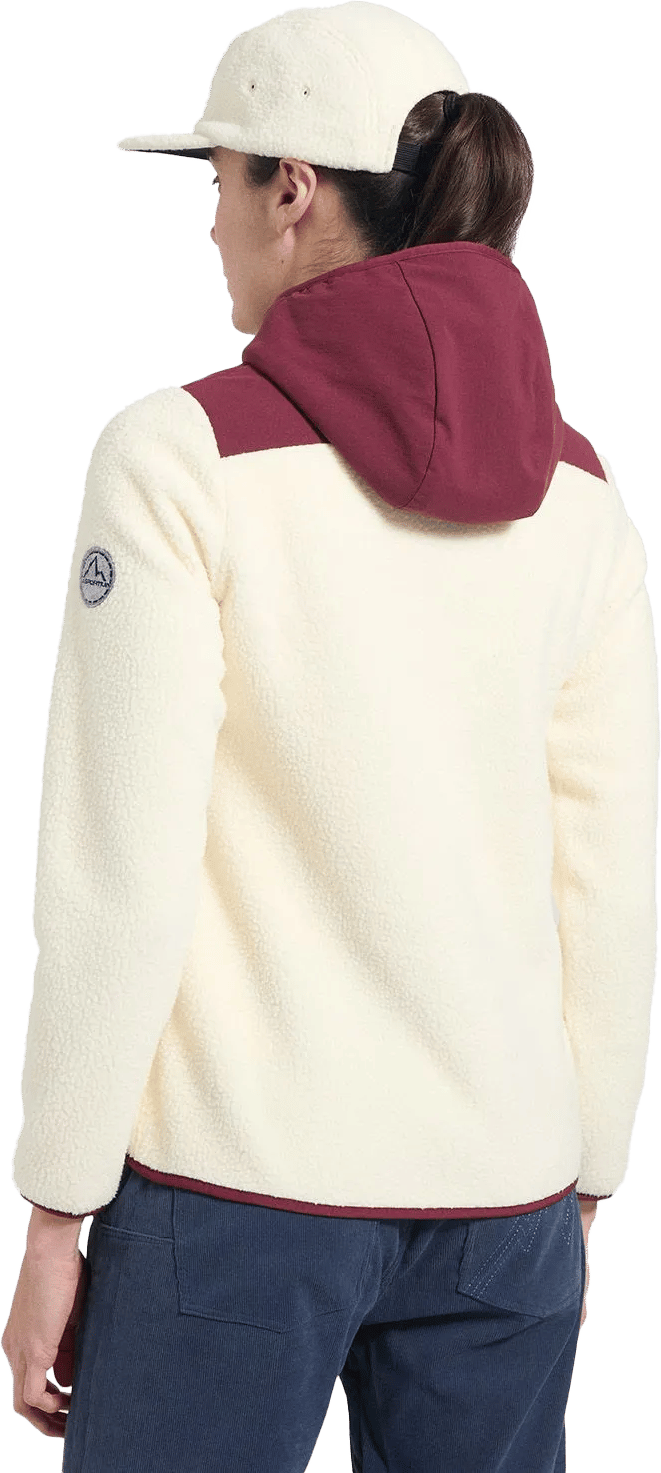 La Sportiva Women's Guidance Sherpa Hoody Chalk/Redwood La Sportiva