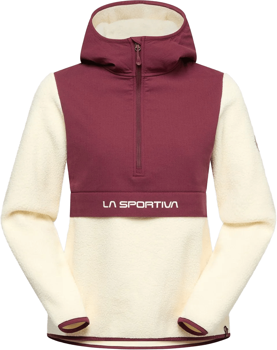 La Sportiva Women's Guidance Sherpa Hoody Chalk/Redwood