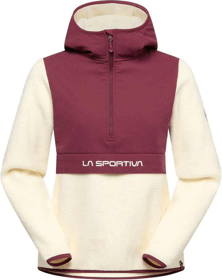 La Sportiva Women's Guidance Sherpa Hoody Chalk/Redwood La Sportiva