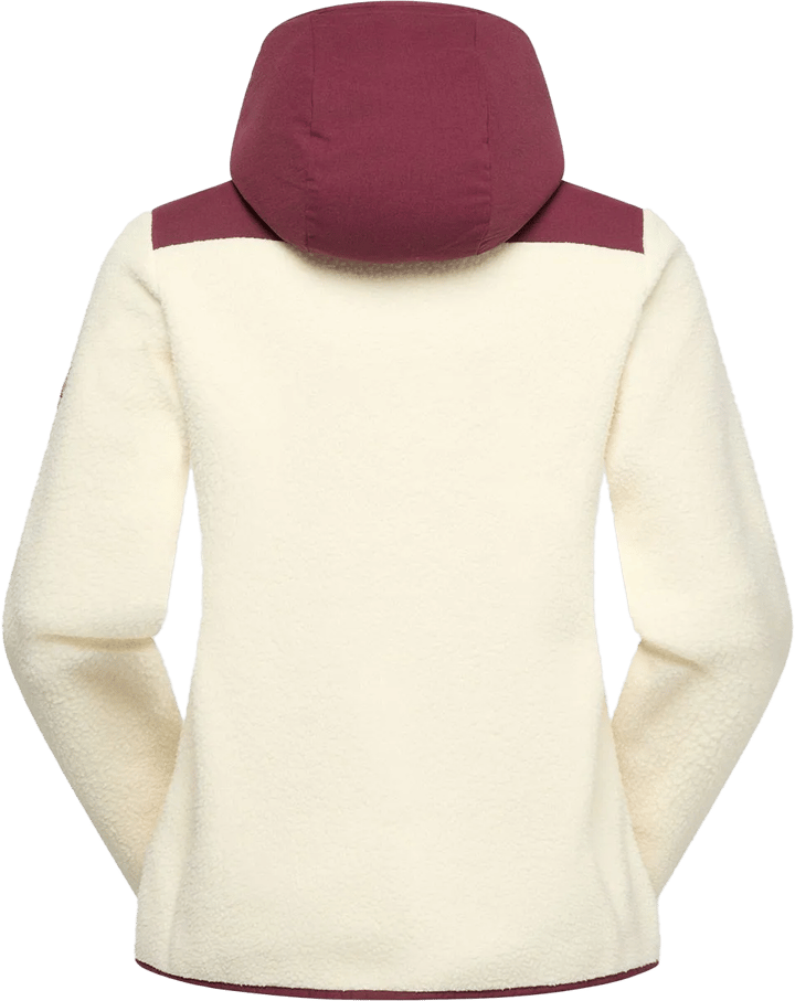 La Sportiva Women's Guidance Sherpa Hoody Chalk/Redwood La Sportiva La Sportiva Women's Guidance Sherpa Hoody Chalk/Redwood La Sportiva
