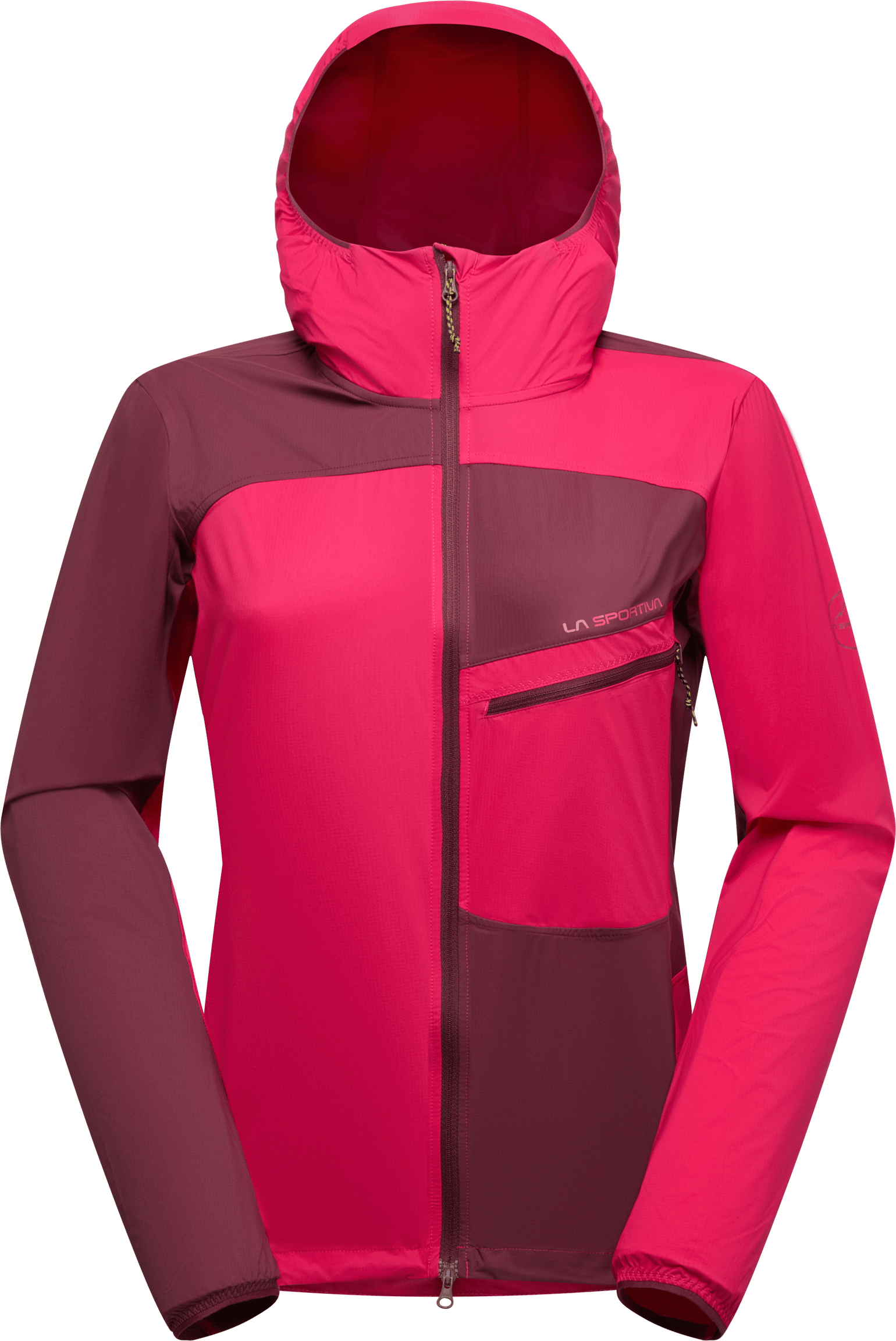 La Sportiva Women's Freeway Wind Jacket Azalea/Redwood
