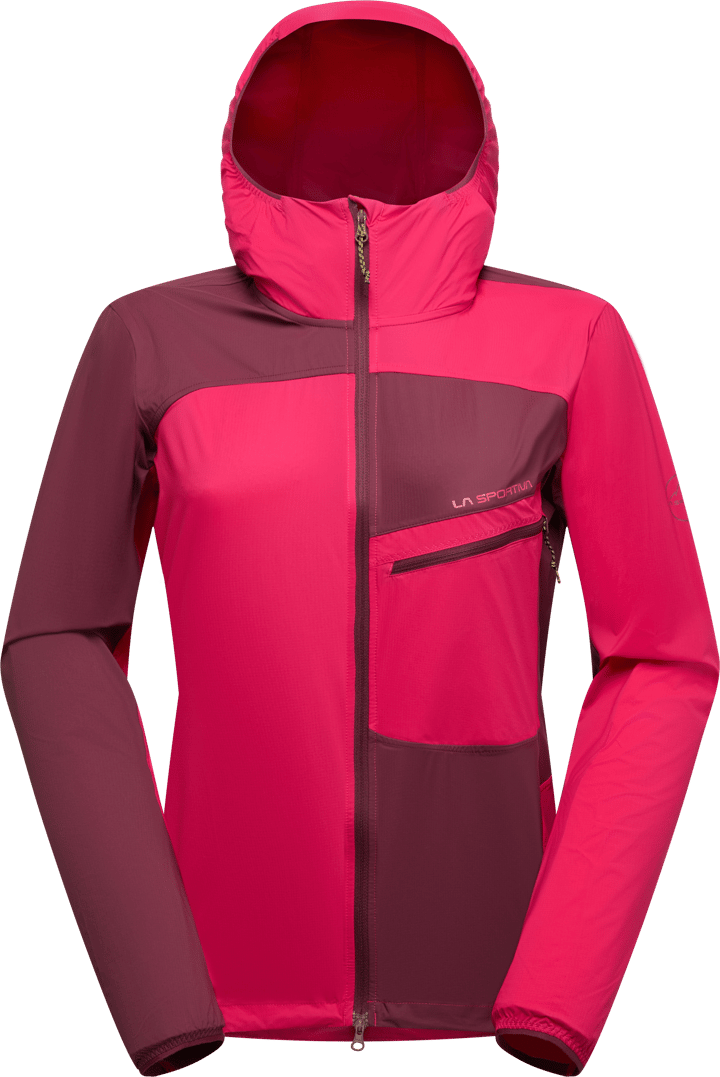 La Sportiva Women's Freeway Wind Jacket Azalea/Redwood La Sportiva