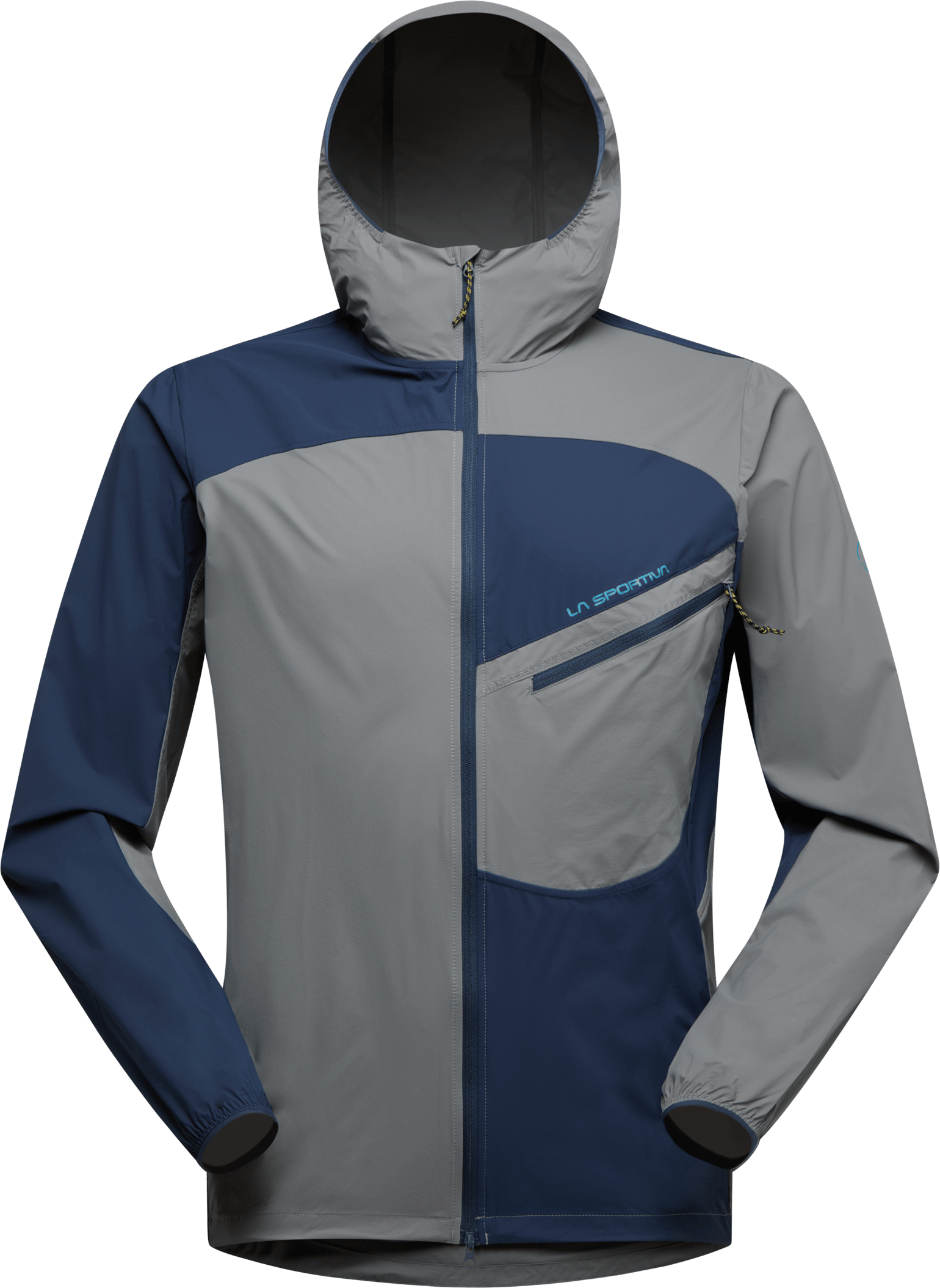 La Sportiva Men's Freeway Wind Jacket Steel/Night Sky