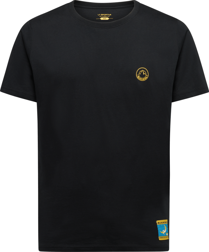 La Sportiva Men's Climbing On The Moon T-Shirt Nero/Giallo La Sportiva