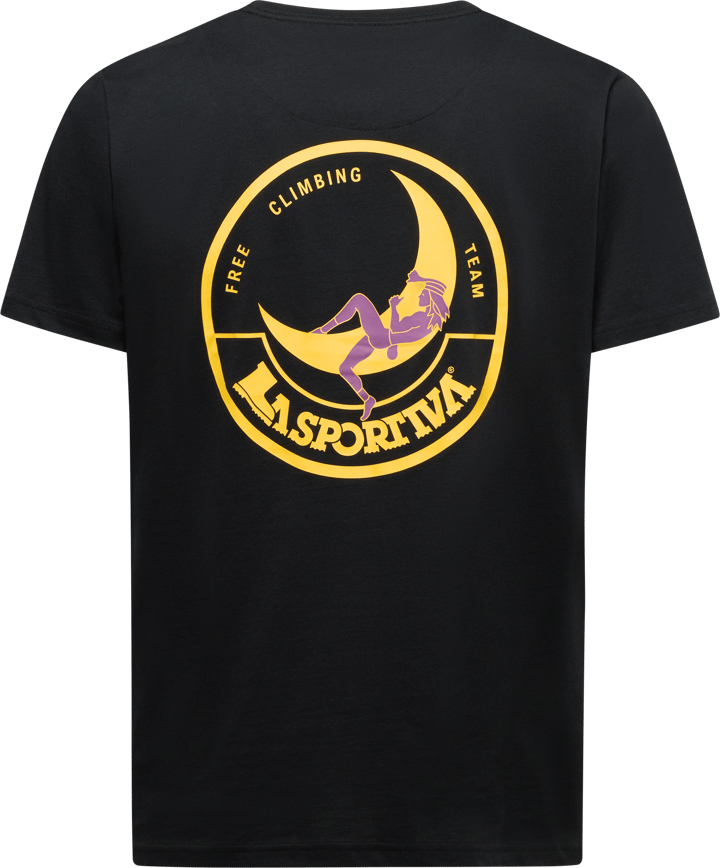 La Sportiva Men's Climbing On The Moon T-Shirt Nero/Giallo La Sportiva