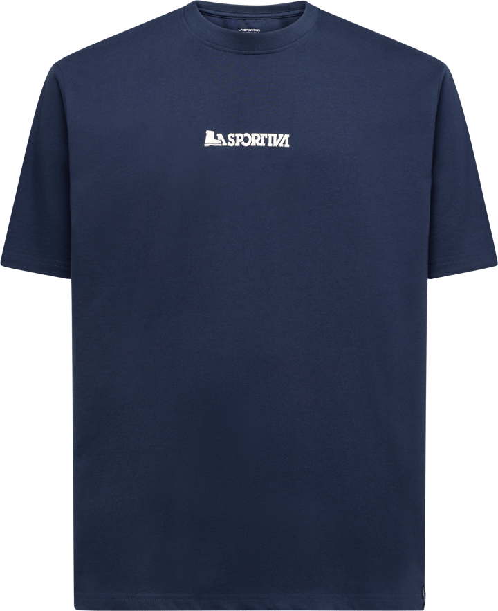 La Sportiva Men's Moon Climb T-Shirt Night Sky/Chalk La Sportiva