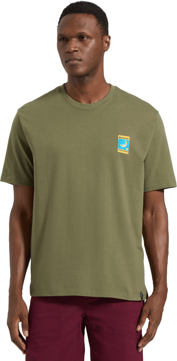 La Sportiva Men's Moon Patch T-Shirt Cypress La Sportiva