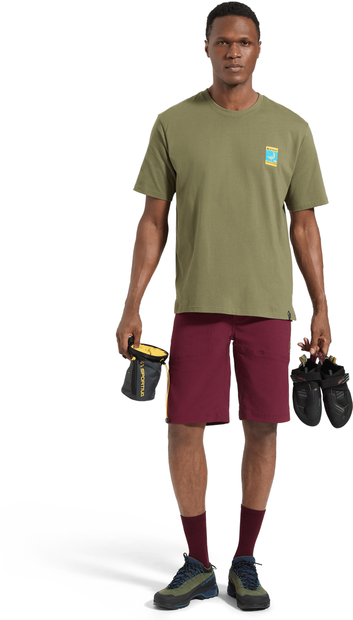 La Sportiva Men's Moon Patch T-Shirt Cypress La Sportiva