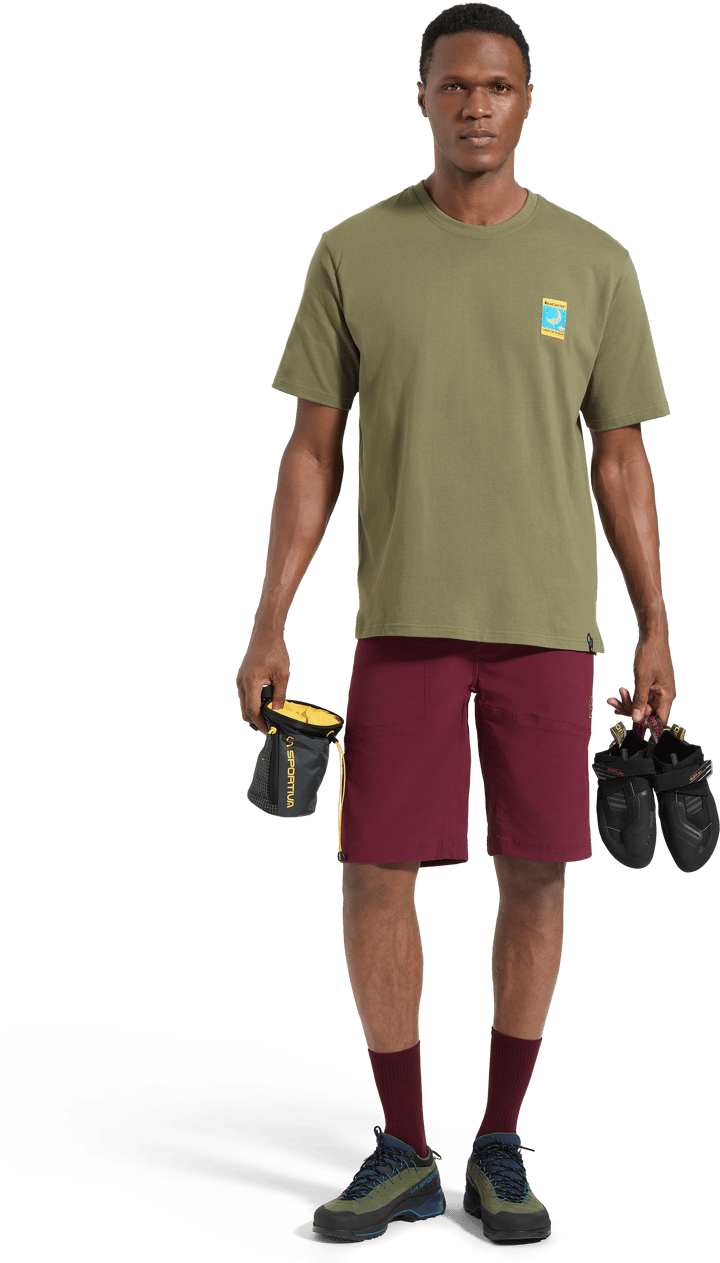 La Sportiva Men's Moon Patch T-Shirt Cypress La Sportiva