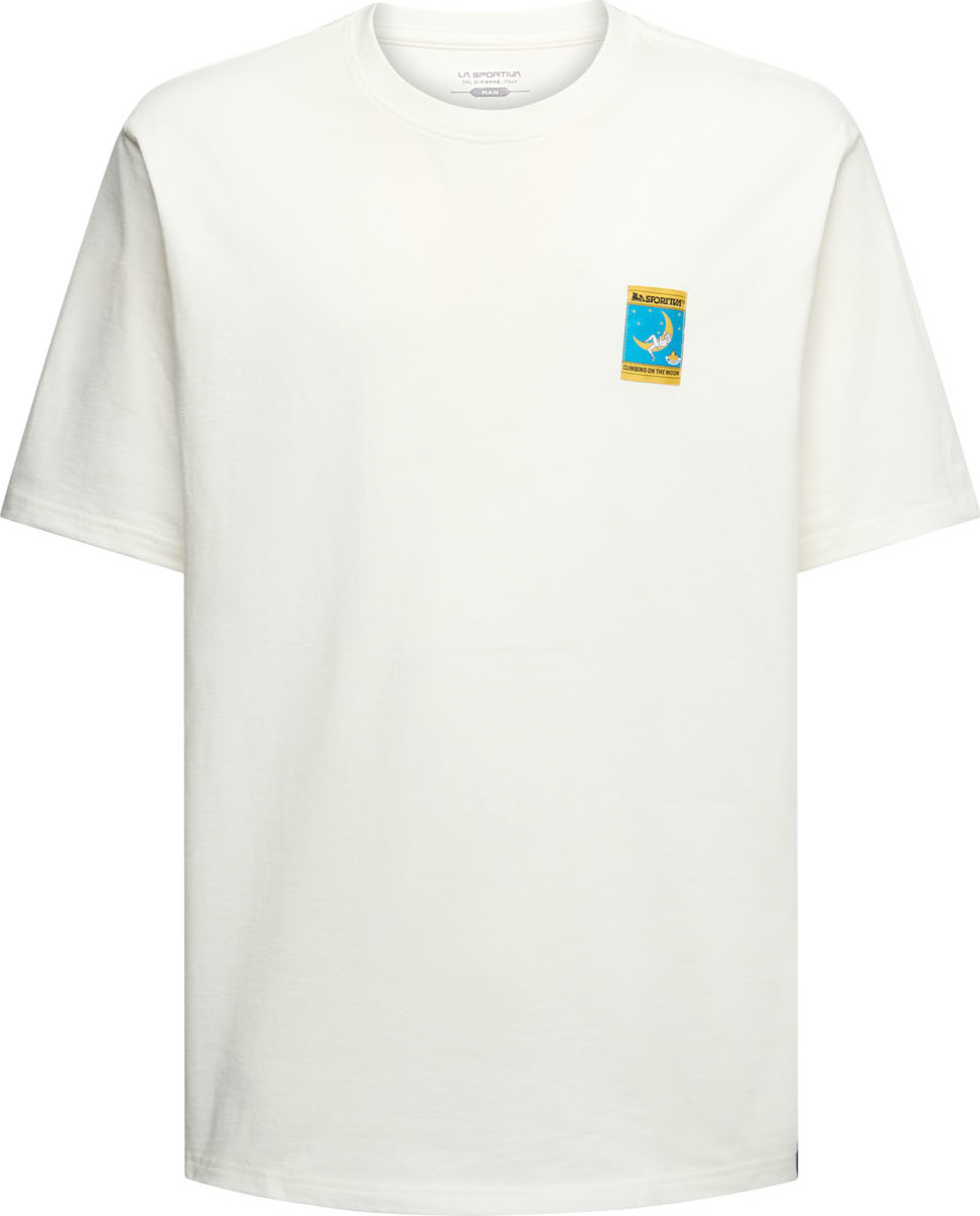 La Sportiva Men's Moon Patch T-Shirt Chalk T-shirts XL
