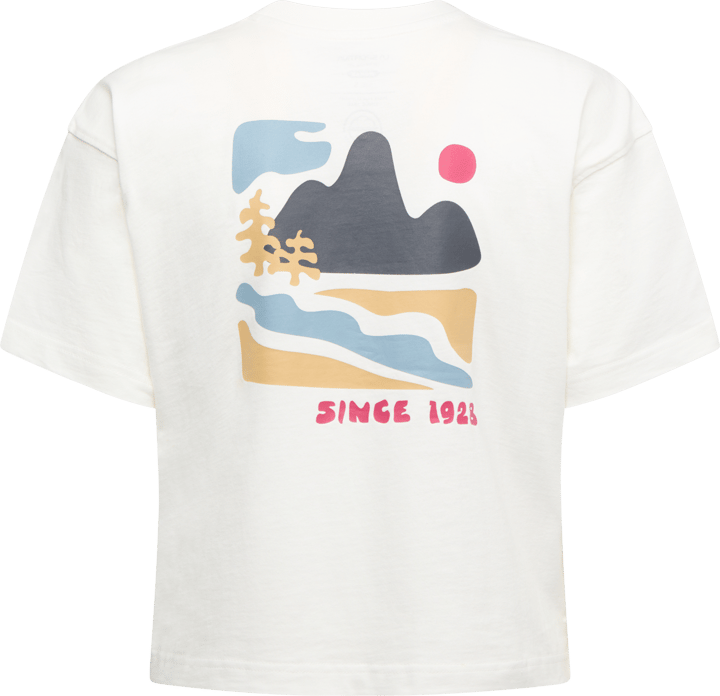 La Sportiva Women's Redgarden Crop T-Shirt Chalk/Azalea La Sportiva