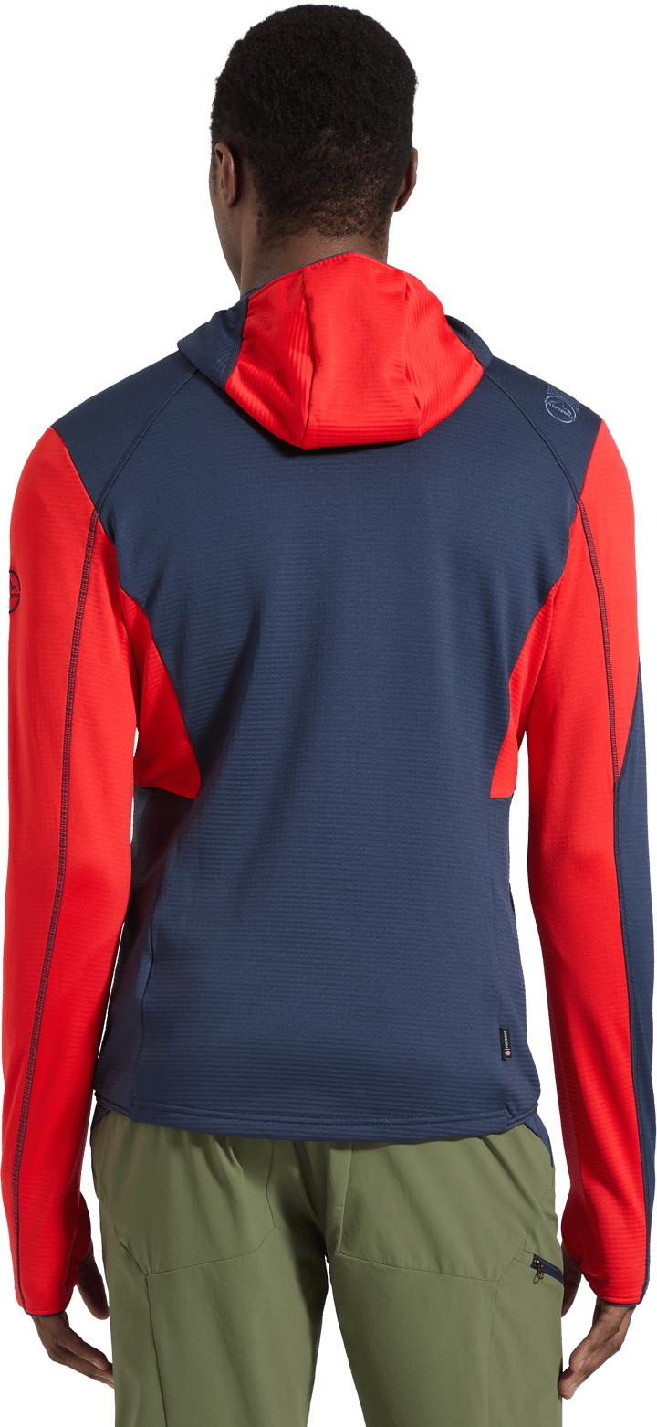La Sportiva Men's Chill Thermal Hoody Night Sky/Mountain Red La Sportiva