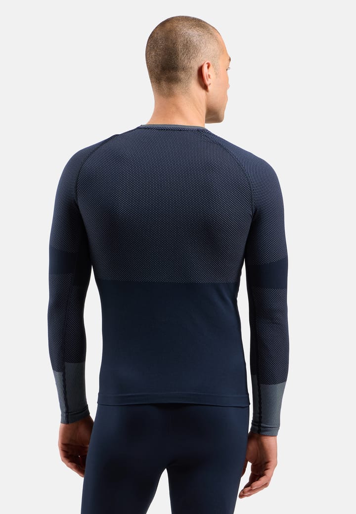 Odlo Men's Odlo Fundamentals Performance Warm Set Long Dark Sapphire Odlo