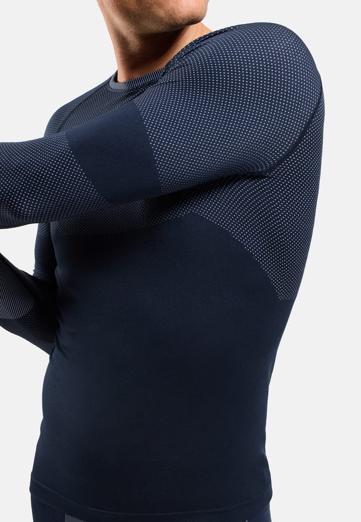 Odlo Men's Odlo Fundamentals Performance Warm Set Long Dark Sapphire Odlo