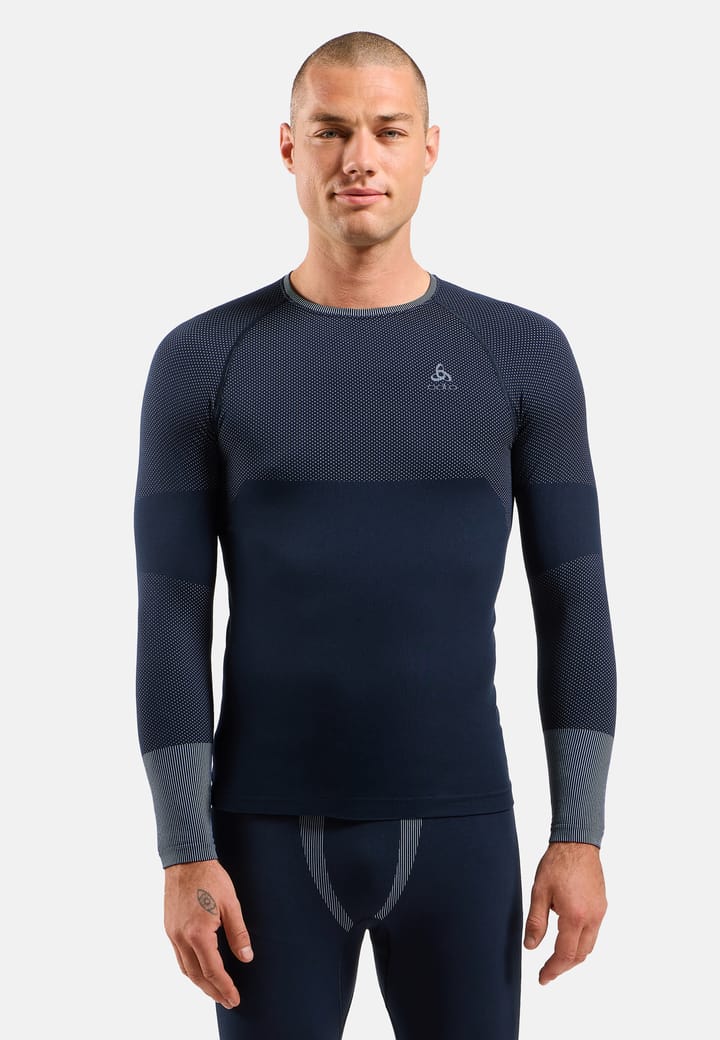 Odlo Men's Odlo Fundamentals Performance Warm Set Long Dark Sapphire Odlo