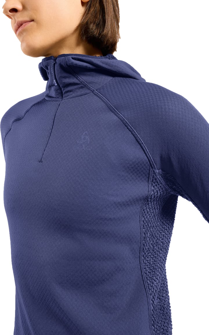Odlo Women's Odlo X-Alp Mid Layer Hoody Skipper Blue Odlo