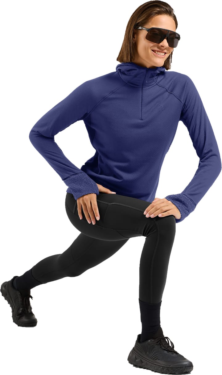 Odlo Women's Odlo X-Alp Mid Layer Hoody Skipper Blue Odlo