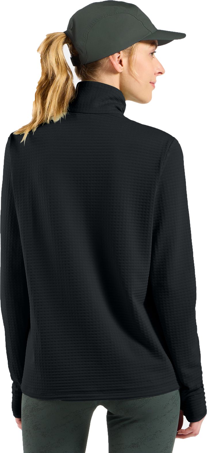 Odlo Women's Odlo Essential Thermal Mid Layer 1/2 Zip Black Odlo