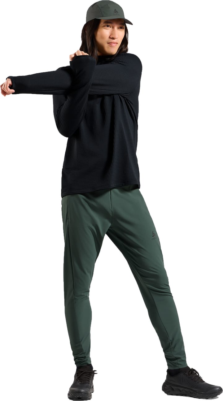 Odlo Men's Odlo Essential Thermal Mid Layer 1/2 Zip  Black Odlo