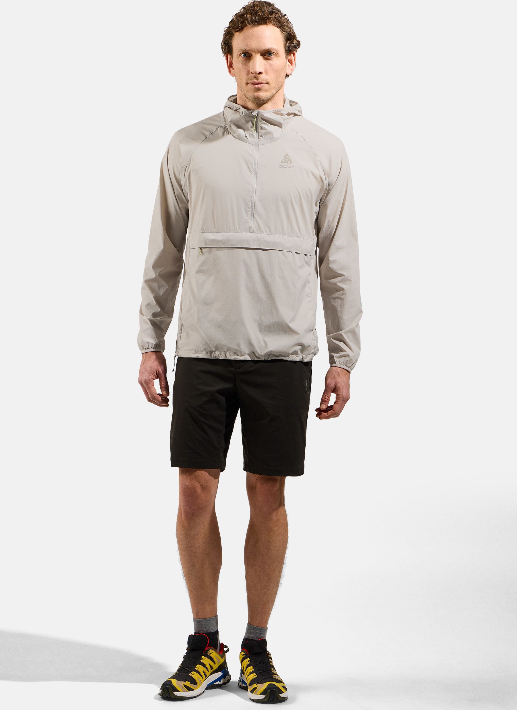 Odlo Men's The Essentials Windbreaker Silver Cloud | Buy Odlo