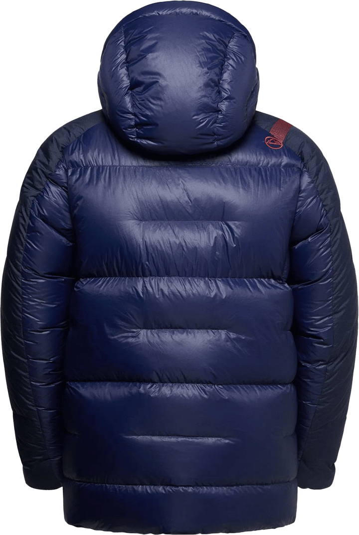 La Sportiva Men's Olympus Tech Down Parka Deep Sea/Cherry Tomato La Sportiva La Sportiva Men's Olympus Tech Down Parka Deep Sea/Cherry Tomato La Sportiva