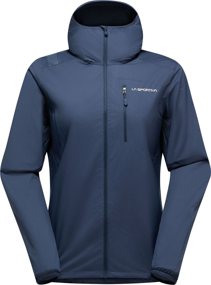 La Sportiva Women's Wall Breeze Stretch Jacket Night Sky/chalk