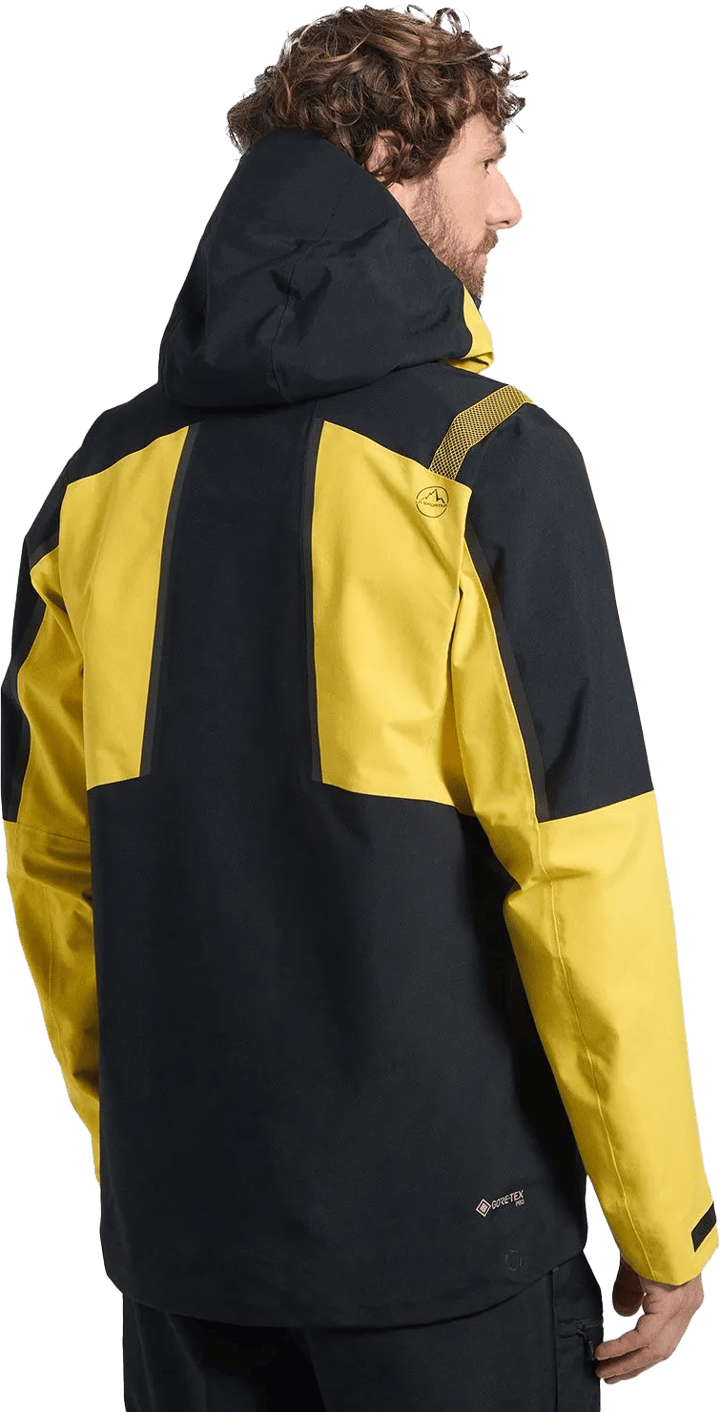 La Sportiva Men's Supercouloir GORE-TEX Pro Jacket Black/Yellow La Sportiva